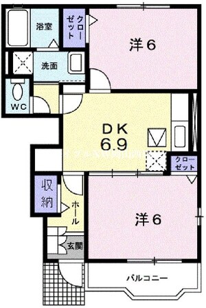 グレイスＹＯＵの物件間取画像